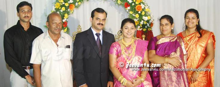 Ajay Stephy Wedding Photos